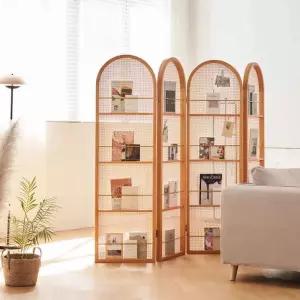 원목파티션 라탄 인테리어 가벽 칸막이 가림막 가리개 침실