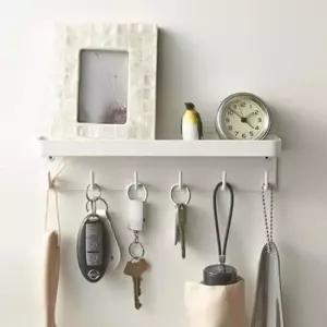 [생활] 자석 후크 걸이 현관 선반 냉장고 정리 열쇠 마스크