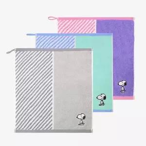 [하프클럽/수건이야기] 스누피 스플릿36 핸드타올 고리수건 1장