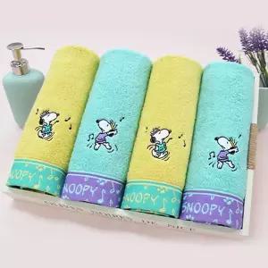 [하프클럽/수건이야기] 스누피 뮤직 40 세면타올 수건 1장