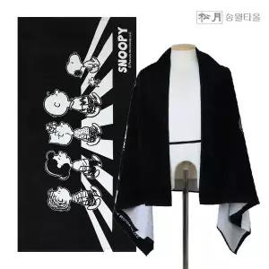 [하프클럽/수건이야기]스누피 로드76 비치타월 (76x152cm)