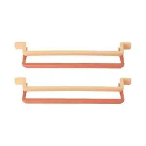 [생활] 실내화 정리대 2단 핑크 색상 학생용 신발 정리선반