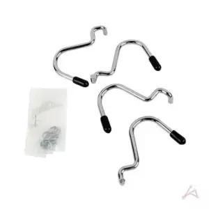 [생활] 검정 후크 벽결어 타공판걸이 타공후크 U형 4개