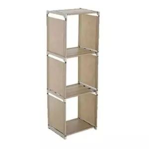 [생활] 선반 수납선반 다용도 선반 조립식 정리함 3단 베이지