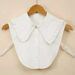 면 프릴넥 빅 페이크카라 넥케이프 패션아이템 케이프 meL7+9Acu