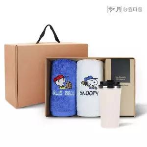 [하프클럽/수건이야기] 스누피스포츠 200g2P 이너프텀블러530ml1P