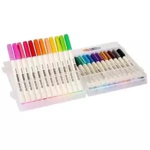 [문구/오피스] 문화 네임펜 24색 세트 1P 초등 준비물 사인펜 싸인펜