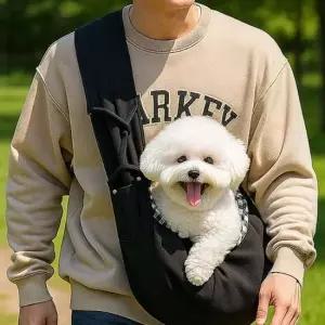 [반려] 소형견 슬링 크로스 외출용 펫백
