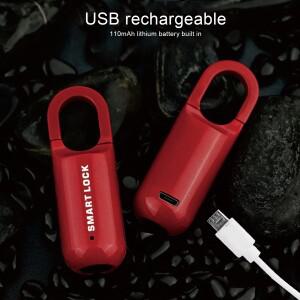 지문 서랍 잠금 장치 도난 보안 USB 충전식 자물쇠 수하물케이스용