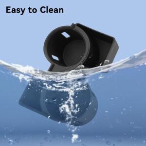 기아 EV9 2024 센터 콘솔 컵 홀더 충격 흡수 트레이 정리용 자동차 액세서리 TPE 블랙