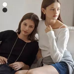 매장정품 게스 GUESS OP3K5423 [온라인] 언발란스 긴팔 티셔츠 1271631