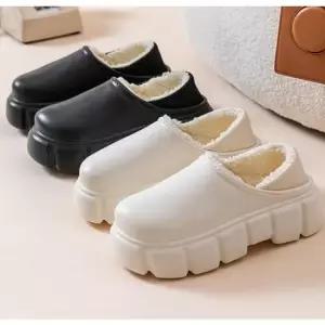 여자슬립온 여성 겨울 슬립온 2컬러 뽀글이 털신발 단화 슈즈 1P