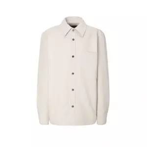 질스튜어트뉴욕 맨 24FW 클리어런스 비건 스웨이드 베이지 세미오버핏 아우터형 셔츠 WYJU4C501I1 추천