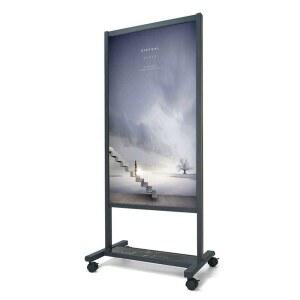 배너 거치대 철제 이동식 안내판 스탠드 식당 간판 ML2A 철재