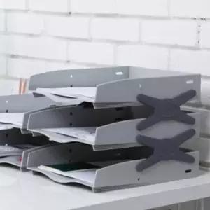 [문구] 네오트레이 3단 스모그 문서보관 문서트레이