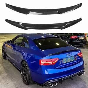 호환  탄소 섬유 리어 스포일러 트렁크 윙 2009-2016 FRP 단조 카본 아우디 A5 B8 B8.5 2 도어 쿠페 8T3 M4