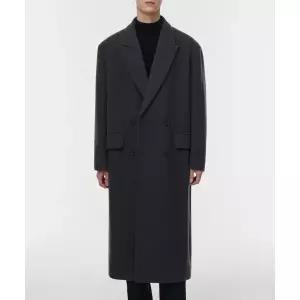 무신사스탠다드 MUSINSA STANDARD 울 블렌드 빅 대디 더블 맥시 코트 [다크 그레이]MMCCTBZ02-DG 113393