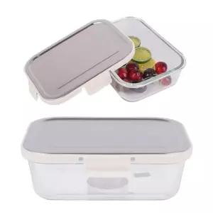 스텐 내열 직사각 밀폐용기 1520ml 4호 밀폐용기 유리밀폐용기