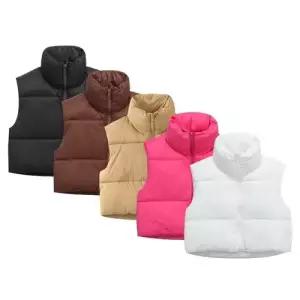 가을 조끼 숏패딩 스트리트패션 여성패딩조끼 MF3