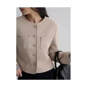 브랜드정품 에잇세컨즈 8SECONDS 라운드넥 투 포켓 자켓 재킷 베이지 127109