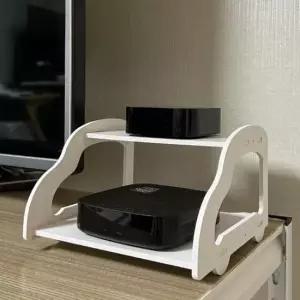 [생활] 공유기 정리함 미니 벽 선반 셋탑박스 수납 소형 정리 박스