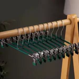 [생활] 베이직 바지걸이는 작업복 의류 매장용 치마논슬립옷걸이