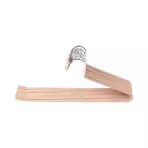 [생활] 논슬립 코팅 바지걸이 10p 애프리콧