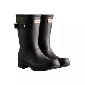 국내매장판 헌터 여성 오리지날 투어 숏 레인부츠 블랙 WFS2205RMABLK