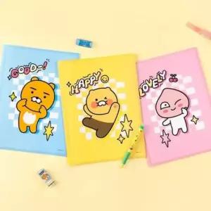 [문구/오피스] 카카오프렌즈 2포켓 파일 7P 섹션 클리어 화일 바인더