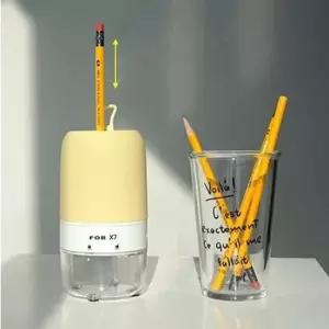 [문구/오피스] 유선 무선 자동 상승 하강 전동 연필깎이 색상랜덤