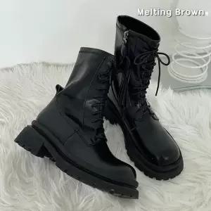 [멜팅브라운] 여자 소가죽 키높이 워커 가을신발 MT88 (40920638A)