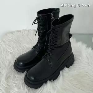 [멜팅브라운] 여성 소가죽 키높이 워커 가을신발 MT88 (40920637A)