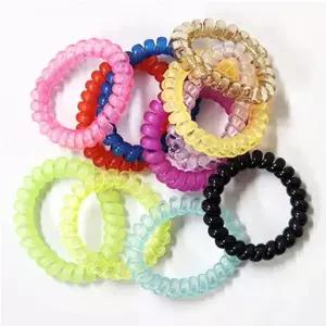 대용량머리끈 스프링 꼬임 머리밴드 대형 10개 헤어 고무줄