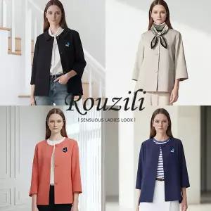 [하프클럽/] 재킷 2종 스카프 브로치 세트