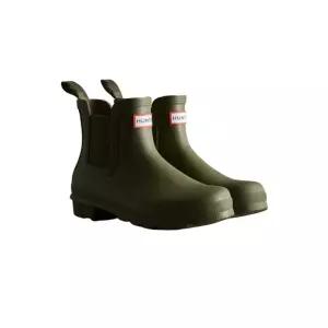 국내매장판 헌터 여성 오리지날 첼시 레인부츠 올리브리프 WFS2078RMAOVL