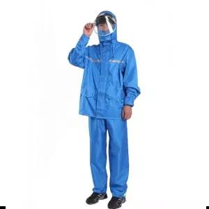 장마철 고품질 레인코트 방수 비옷 상하의세트 스카이블루