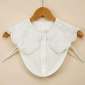 여성 펀칭 자수 빅 페이크카라 이너카라 레이스카라 mCm9+5gNB