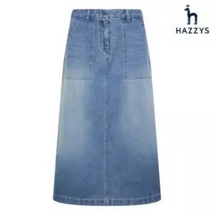 매장정품 HAZZYS 헤지스 [26SS]데님 포켓 스커트 HSSK6A181 1179787