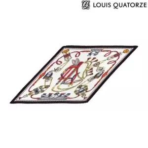 매장정품 LOUIS QUATORZE 루이까또즈 SA-2EPW968RE베르니플리츠 주름 스카프 레드 1261309