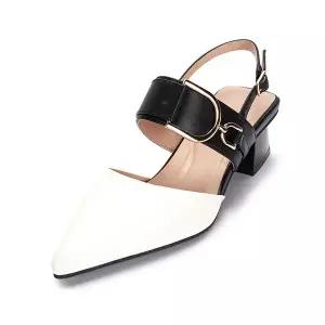 [하프클럽/무크]엠.무크 로티 드레스 슬링백 화이트콤비 516423905ZY