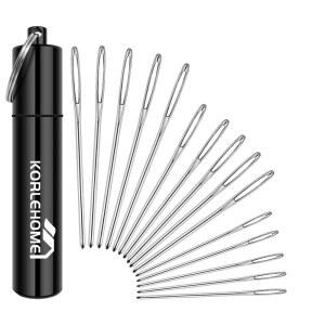 KOLEO OME 15개 대형 눈실 태 트리 다닝 바늘 코바늘 프로젝트 마감용 알루미늄 튜브 실용 뜨개질 3가지