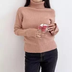 [의류] 여성 터틀 기본목폴라니트