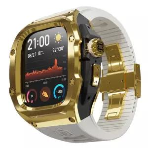 호환  316 스테인리스 스틸 금속 실리콘 손목 밴드 시계 케이스 iWatch Ultra 2 49mm S10 46mm iWatch 시리