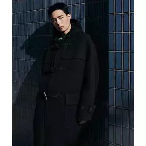 무신사스탠다드 MUSINSA STANDARD 울 블렌드 엑스트라 오버사이즈 더플 코트 [블랙]MMCCTBZ05-BK 114863