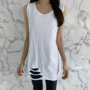 /신상오픈런 여성 여름 쿨 면 레이어드 긴 나시