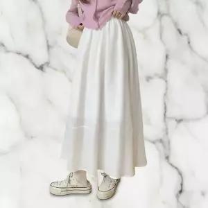 /신상오픈런 여성 일상용 플레어 밴딩 롱스커트