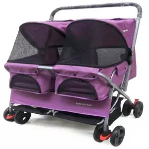 휴대용 강아지유모차 2인승 개모차 접이식 애완동물 더블