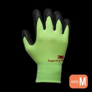 (3M) 장갑(NBR) 슈퍼그립200 그린(M)