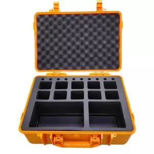 무전기 보관함 수납 하드케이스 공사장 원목 선반 정리대