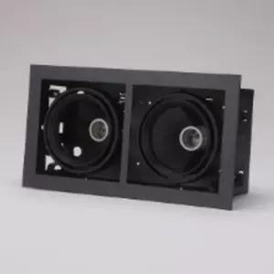 PAR30 멀티 2구 매입등 블랙 예도